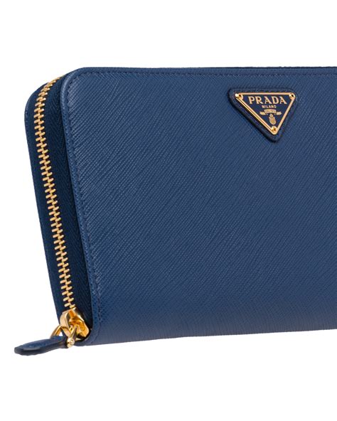 prada saffiano wallet bluette|prada saffiano wallet sale.